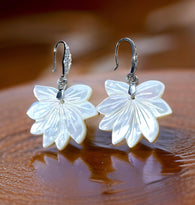 MOP Shell “Lotus” Earrings